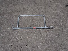 Doppelstirngeländer (SW19/22 oder Keil) 1,09m