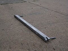 U-Riegel, Stahl unverstärkt 1,09 m