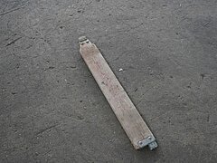 Bordbrett für Stirnseite Holz, 1,09m