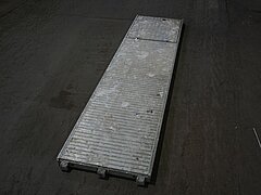U- Alu- Durchstieg 2,57m x 0,61m mit Leiter