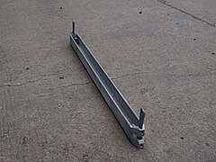 U-Riegel, Stahl unverstärkt 1,09 m