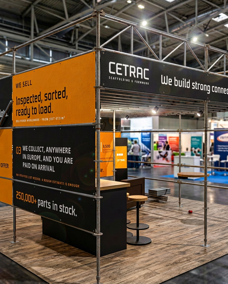 CETRAC Messestand ScaffEx26
