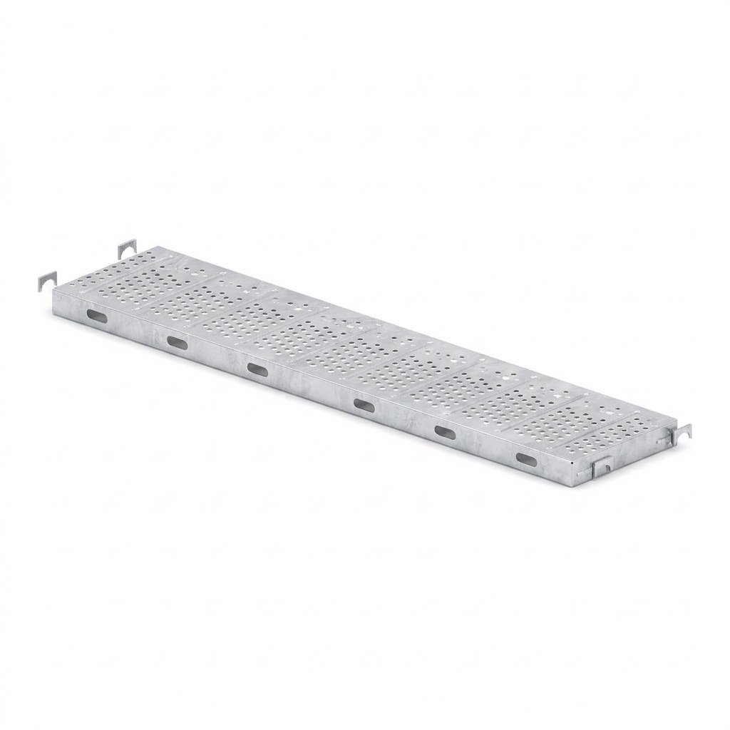 Stahlbelag 1,50 m × 0,32 m, metrisch, CETRAC MGS (Prinzipdarstellung)