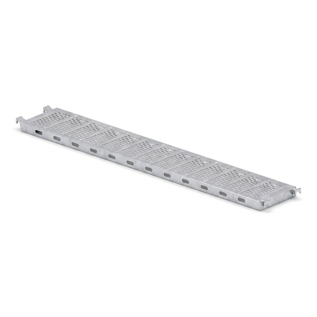 Stahlbelag 2,00 m × 0,32 m, metrisch, CETRAC MGS (Prinzipdarstellung)