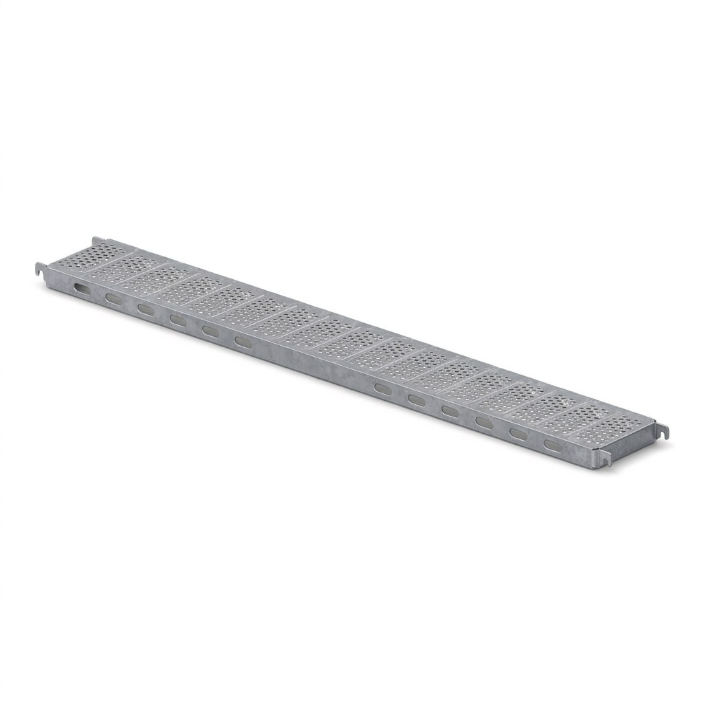 Stahlbelag 2,50 m × 0,32 m, metrisch, CETRAC MGS (Prinzipdarstellung)