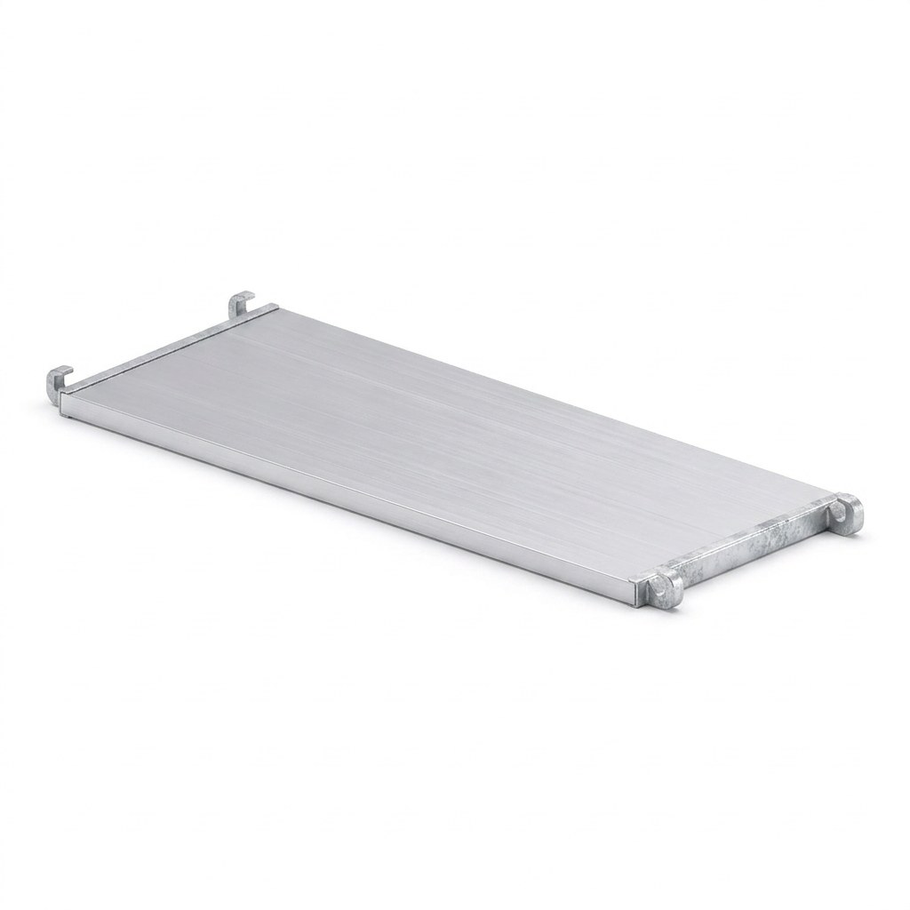 Alu-Belag Stahlkappen 1,57 m × 0,61 m, CETRAC MGS (Prinzipdarstellung)