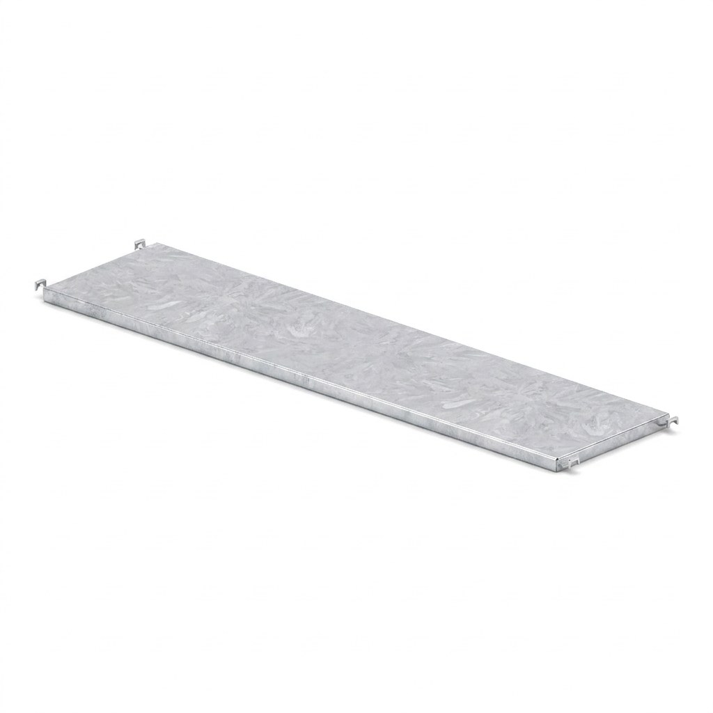 Alu-Belag Stahlkappen 2,57 m × 0,61 m, CETRAC MGS (Prinzipdarstellung)