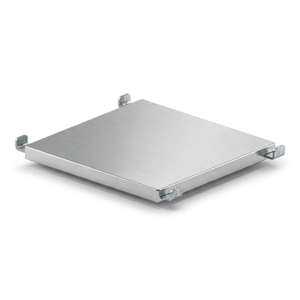 Alu-Belag Stahlkappen 0,74 m × 0,64 m, metrisch, CETRAC MGS (Prinzipdarstellung)