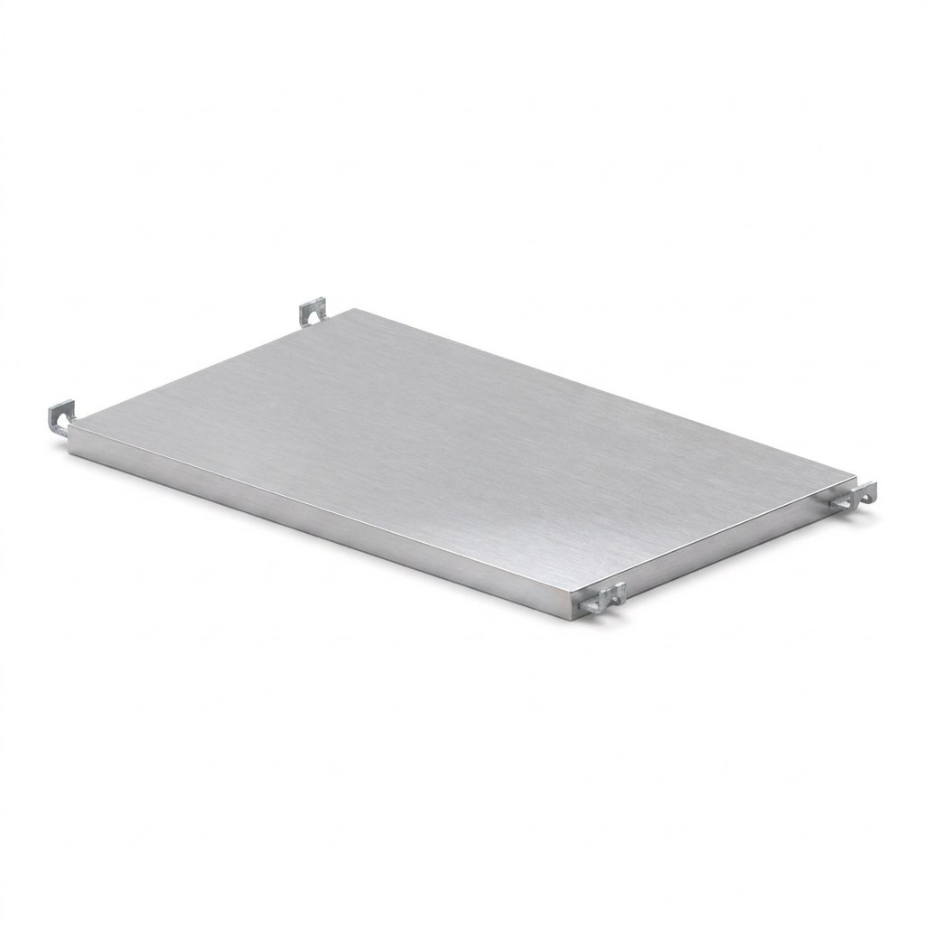 Alu-Belag Stahlkappen 1,10 m × 0,64 m, metrisch, CETRAC MGS (Prinzipdarstellung)