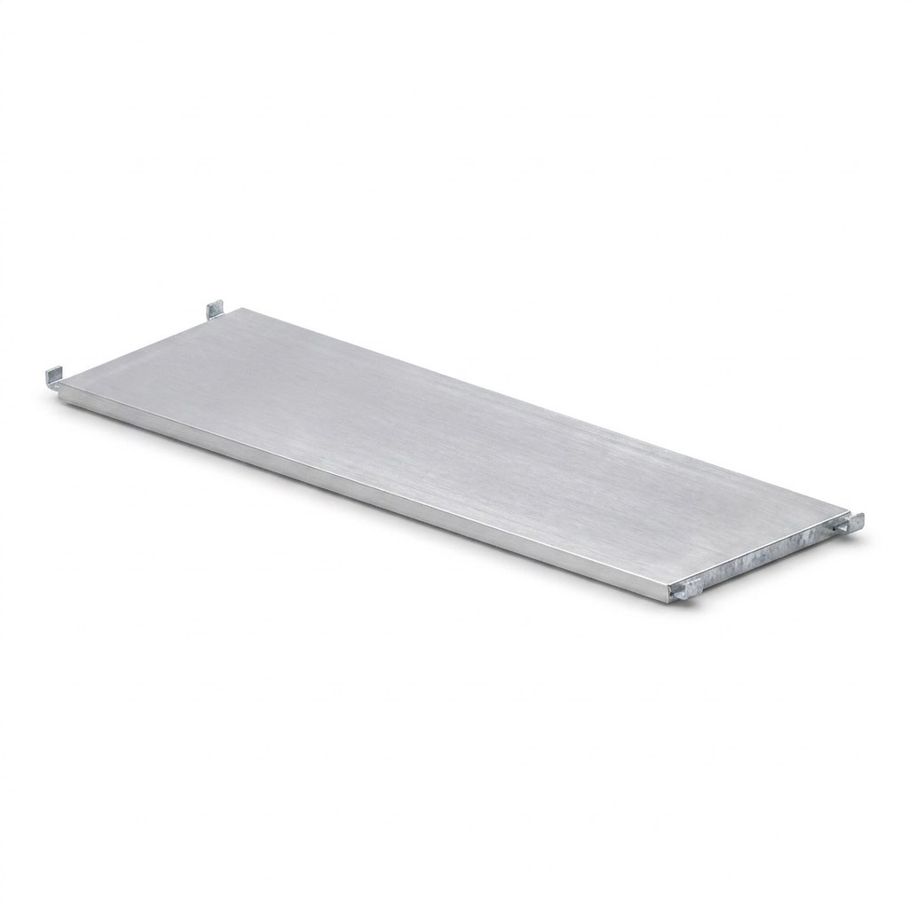 Alu-Belag Stahlkappen 2,00 m × 0,64 m, metrisch, CETRAC MGS (Prinzipdarstellung)