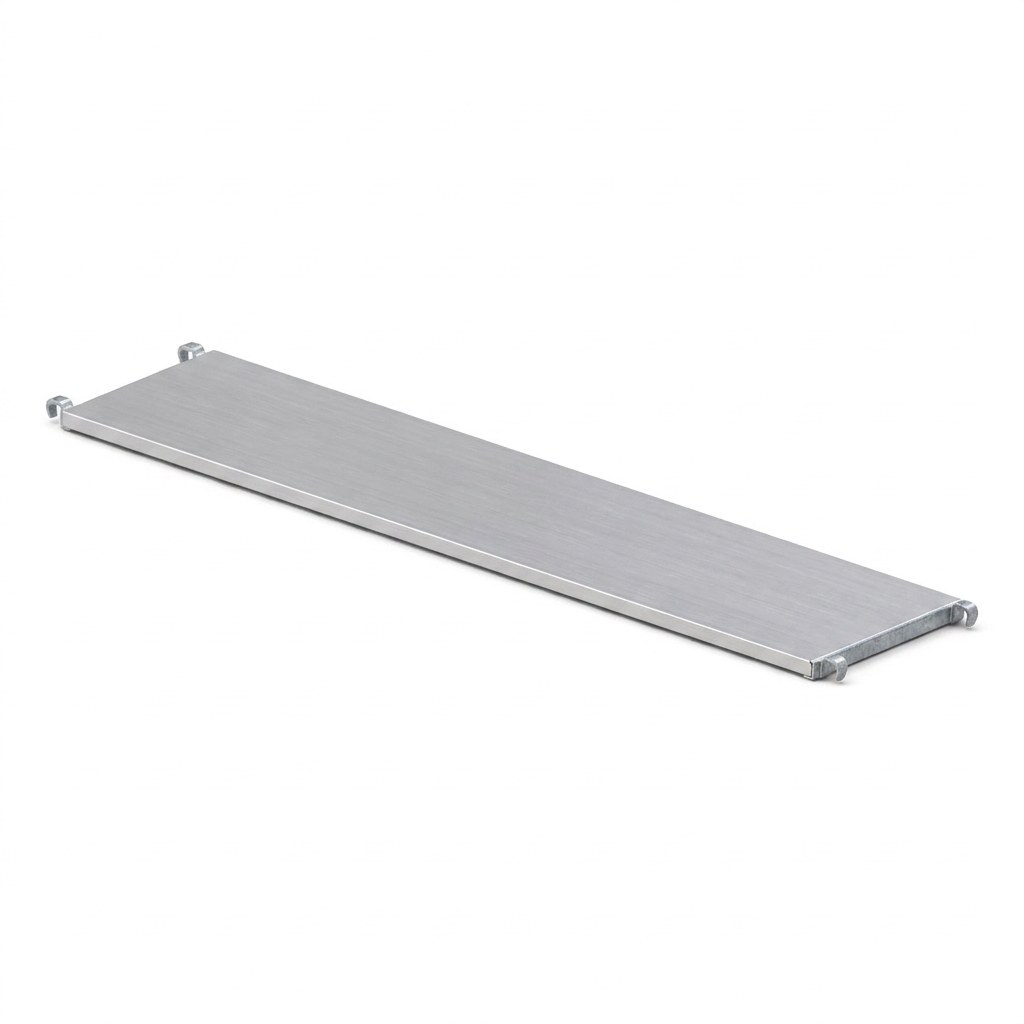 Alu-Belag Stahlkappen 3,00 m × 0,64 m, metrisch, CETRAC MGS (Prinzipdarstellung)