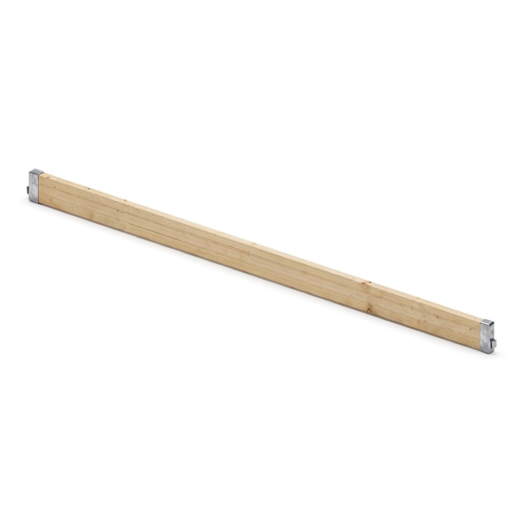 Bordbrett Holz 3,07 m, CETRAC MGS (Prinzipdarstellung)