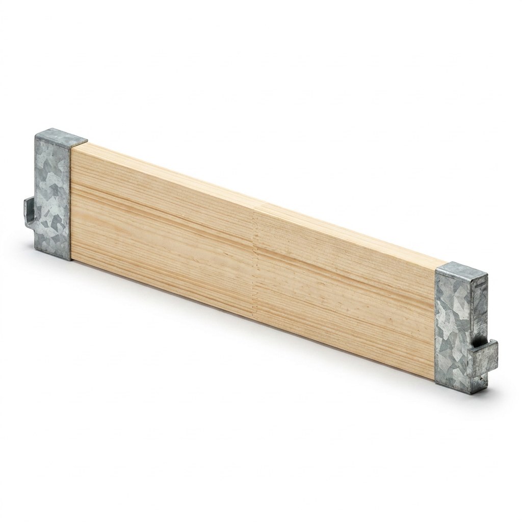 Bordbrett Holz 0,74 m, metrisch, CETRAC MGS (Prinzipdarstellung)