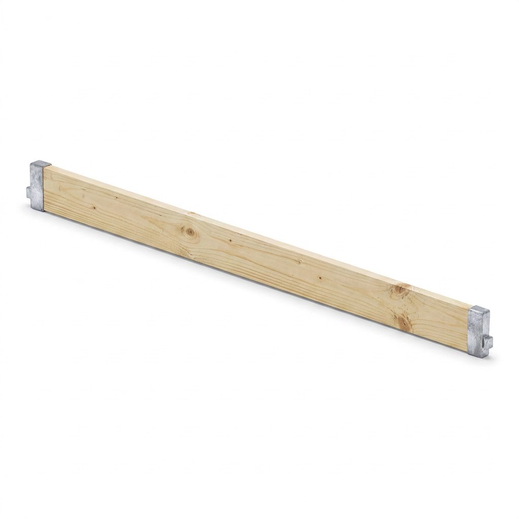 Bordbrett Holz 2,00 m, metrisch, CETRAC MGS (Prinzipdarstellung)