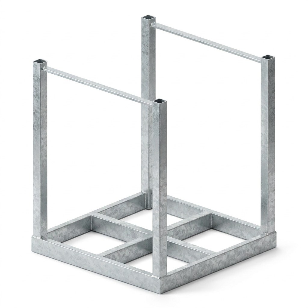 Stapelpalette 0,85 × 0,85 m, CETRAC MGS (Prinzipdarstellung)