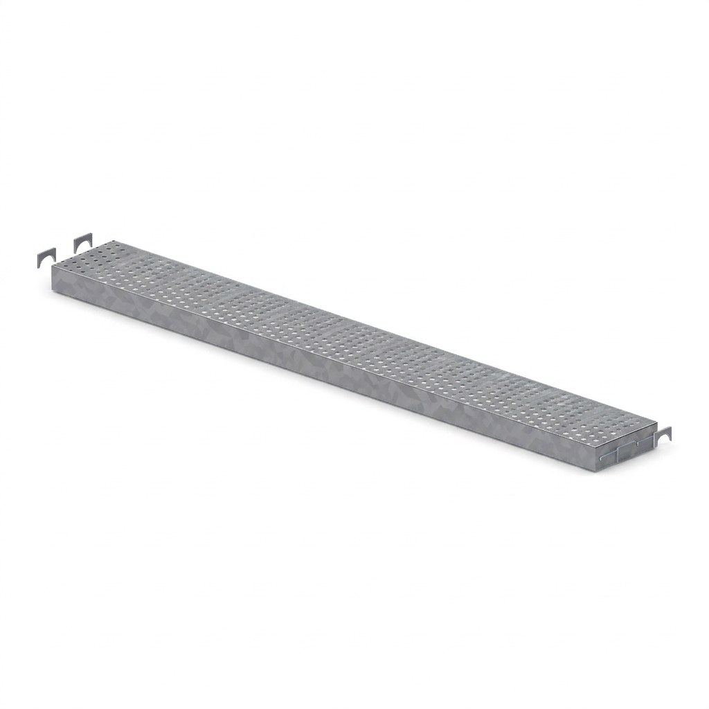 Stahlbelag 1,57 m × 0,19 m, CETRAC MGS (Prinzipdarstellung)