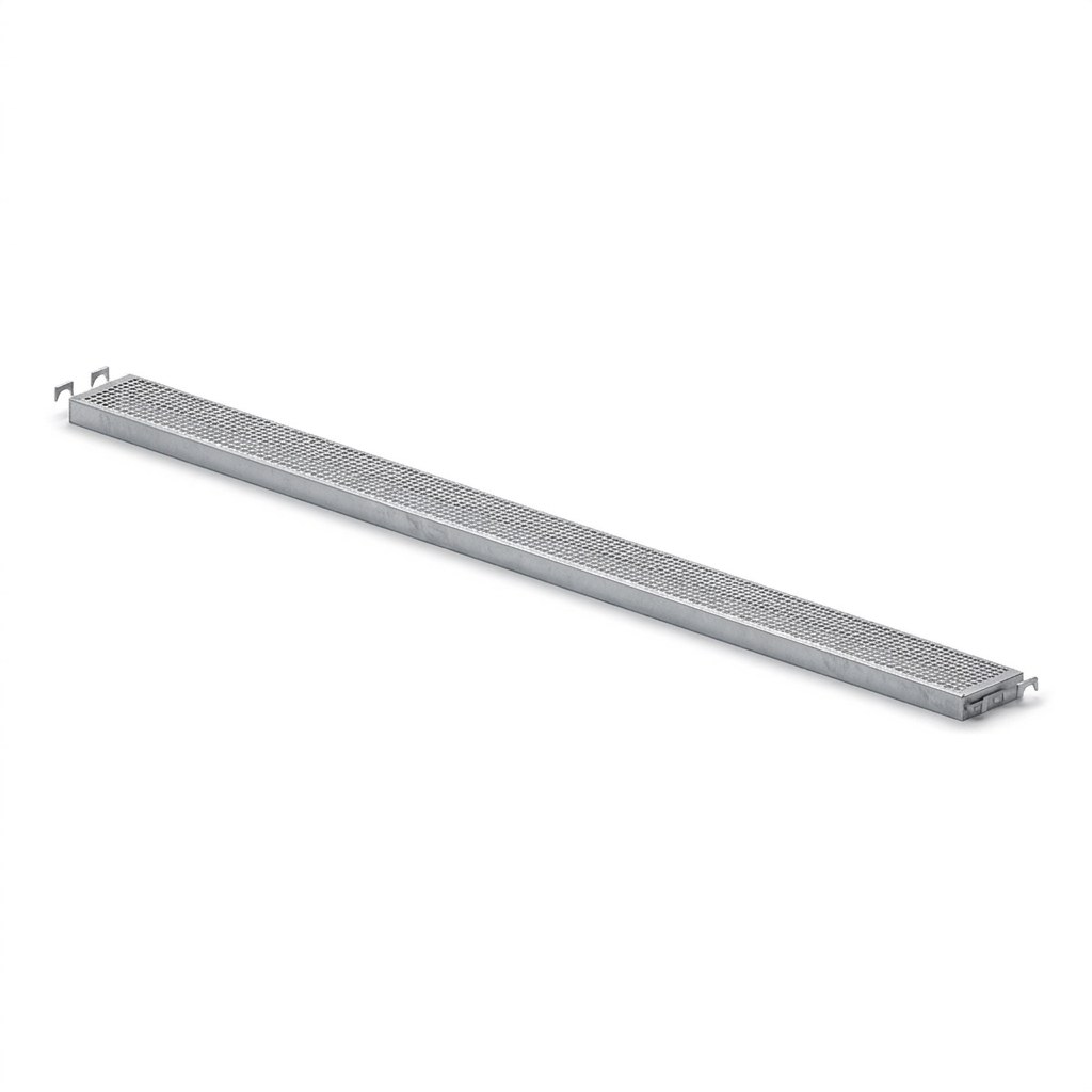 Stahlbelag 2,57 m × 0,19 m, CETRAC MGS (Prinzipdarstellung)