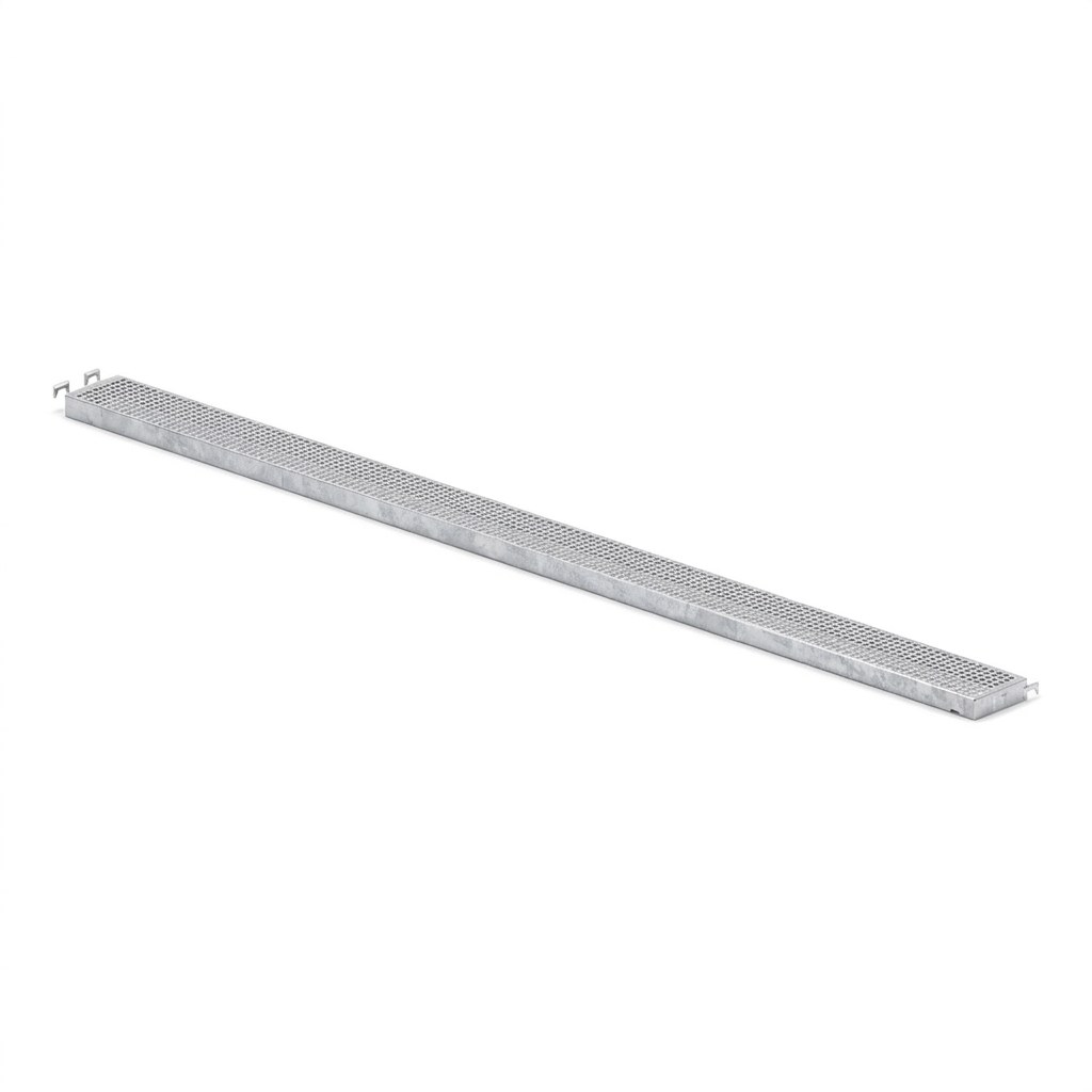 Stahlbelag 3,07 m × 0,19 m, CETRAC MGS (Prinzipdarstellung)