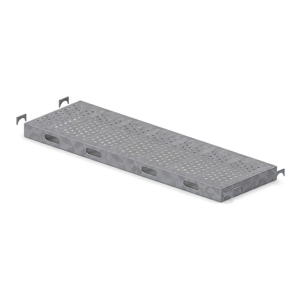 Stahlbelag 1,09 m × 0,32 m, CETRAC MGS (Prinzipdarstellung)