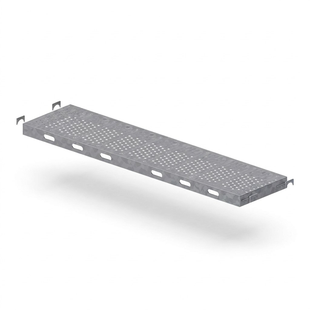 Stahlbelag 1,40 m × 0,32 m, CETRAC MGS (Prinzipdarstellung)