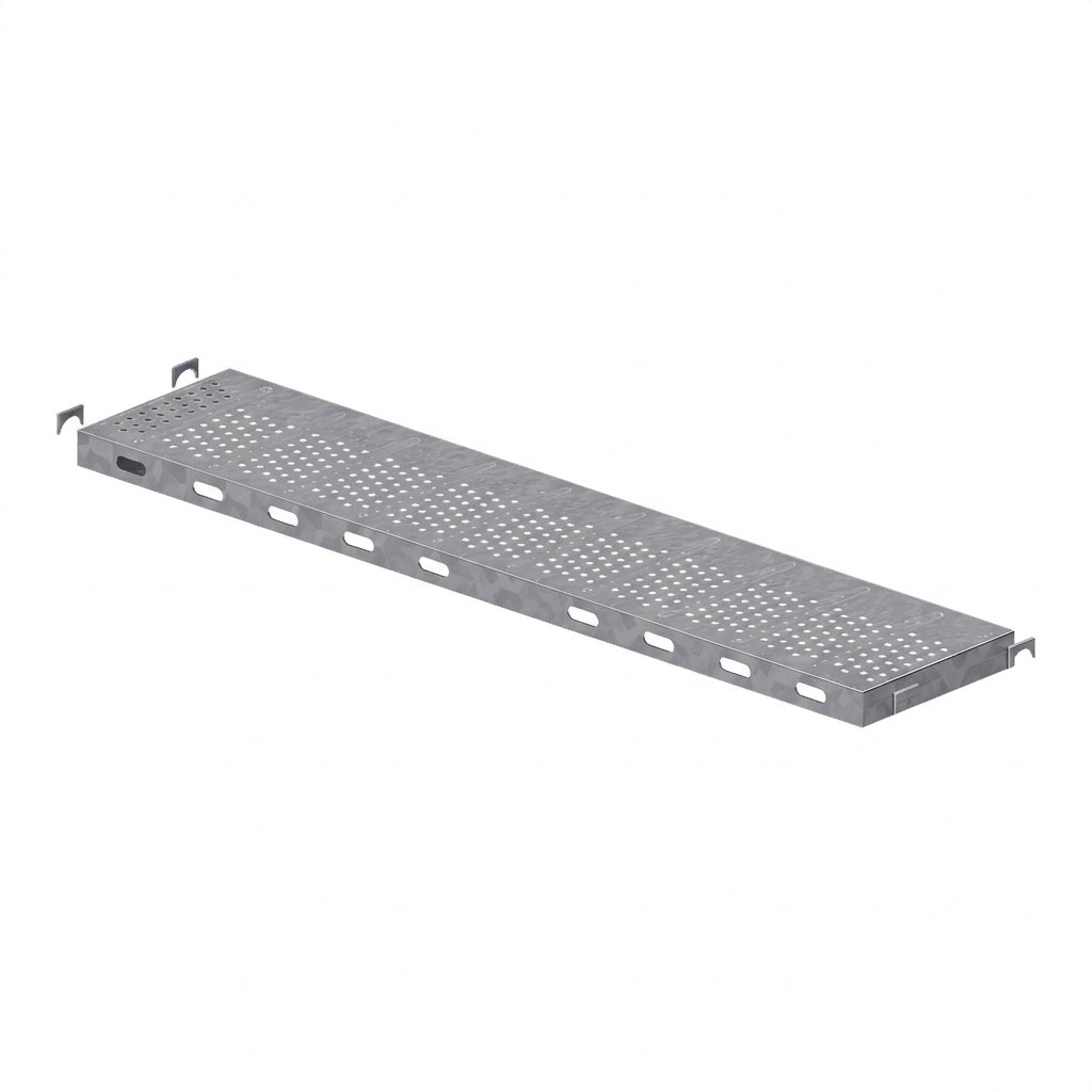 Stahlbelag 1,57 m × 0,32 m, CETRAC MGS (Prinzipdarstellung)