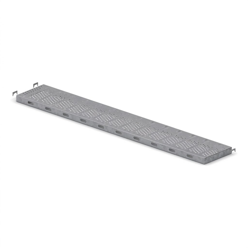Stahlbelag 2,07 m × 0,32 m, CETRAC MGS (Prinzipdarstellung)