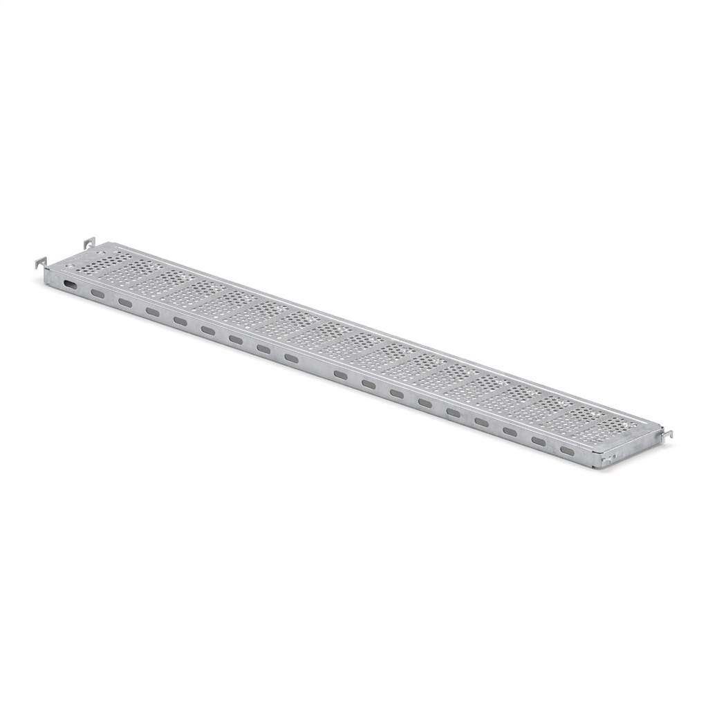 Stahlbelag 2,57 m × 0,32 m, CETRAC MGS (Prinzipdarstellung)