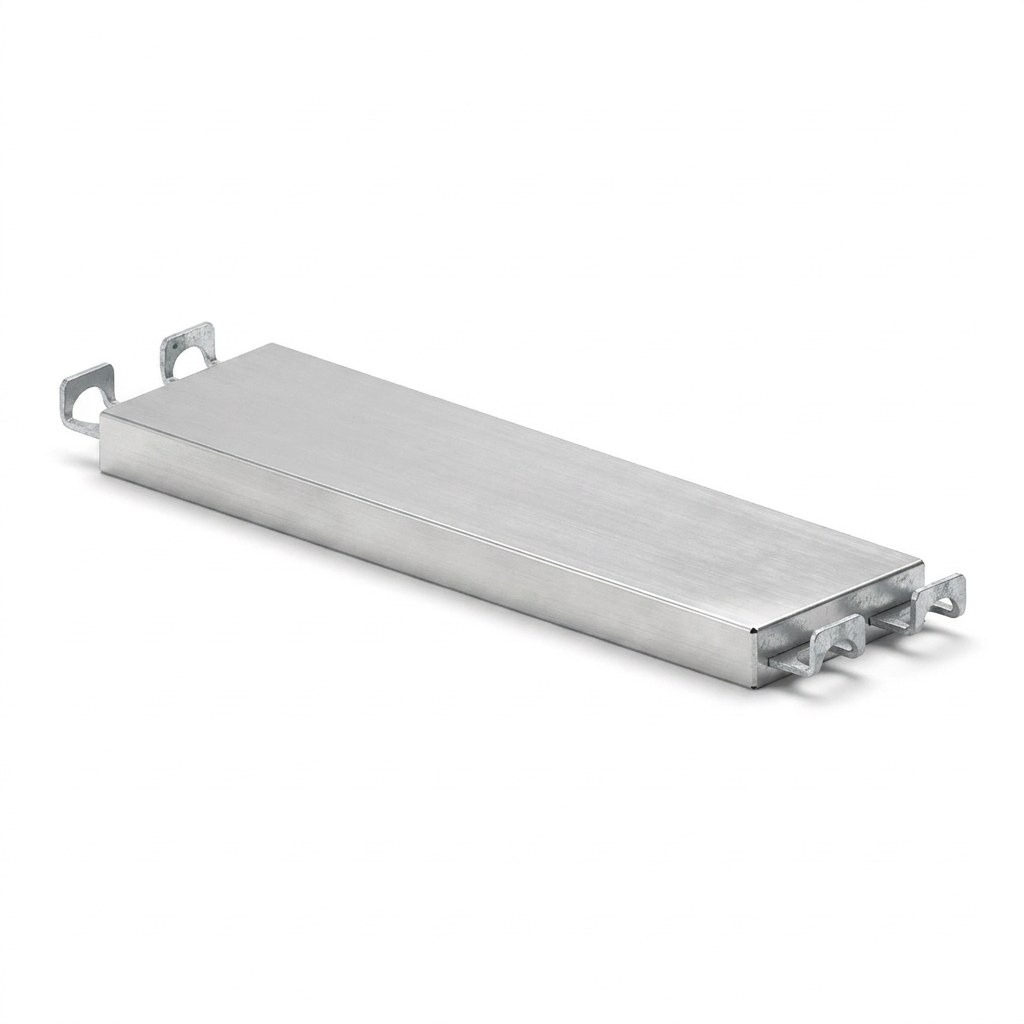 Alu-Belag Stahlkappen 0,73 m × 0,19 m, CETRAC MGS (Prinzipdarstellung)