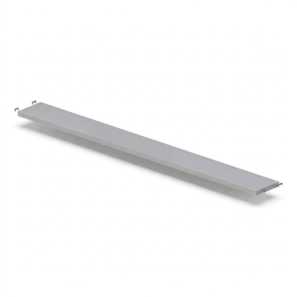 Alu-Belag Stahlkappen 3,07 m × 0,32 m, CETRAC MGS (Prinzipdarstellung)