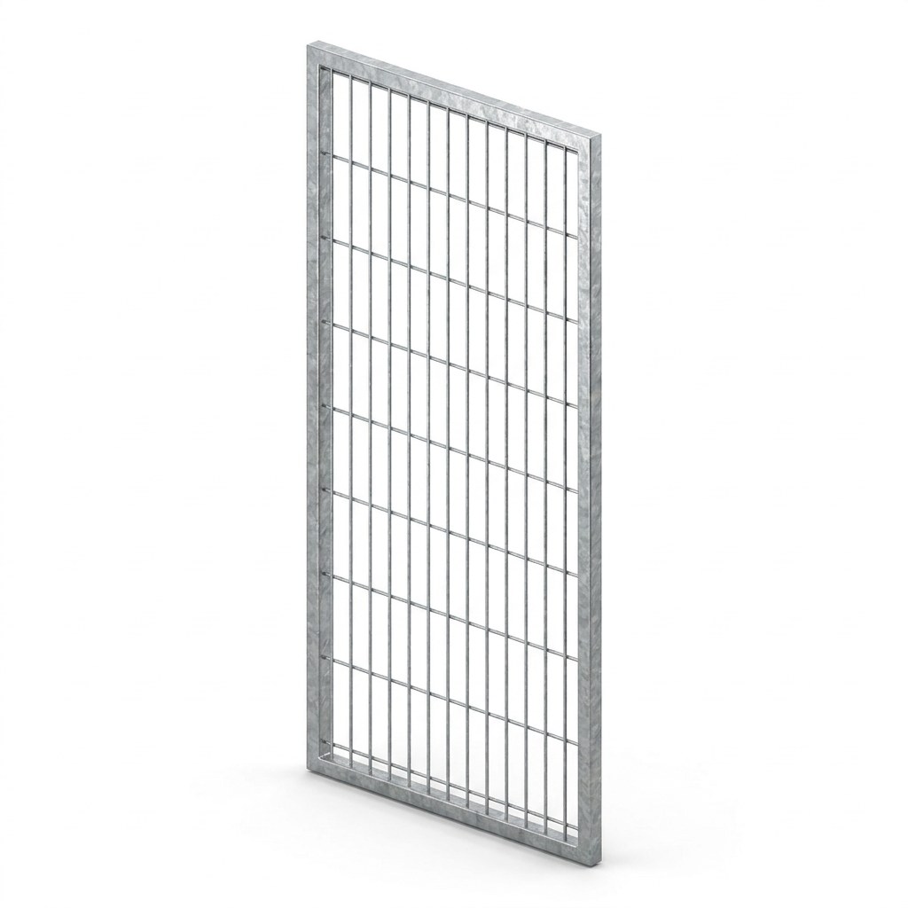 Gittertür 1,70 × 0,85 m, CETRAC MGS (Prinzipdarstellung)