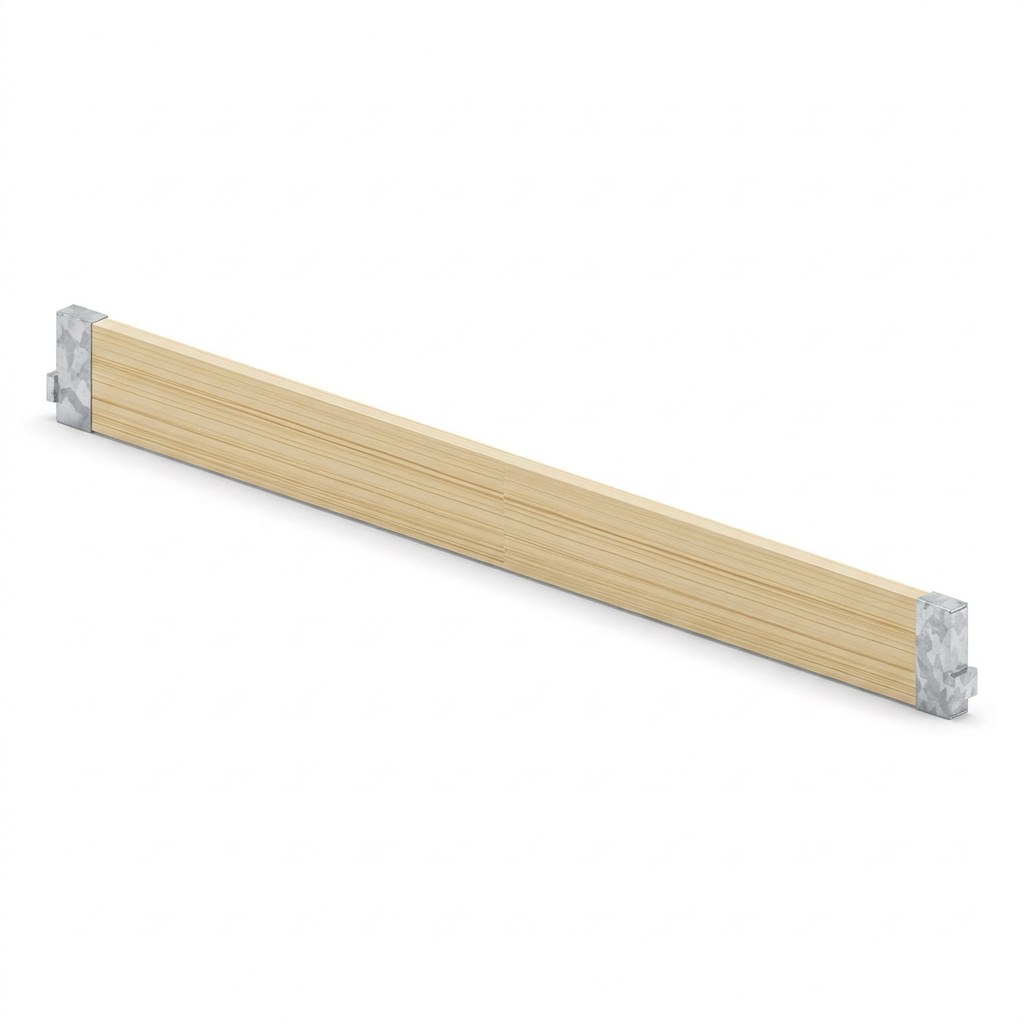 Bordbrett Holz 1,57 m, CETRAC MGS (Prinzipdarstellung)