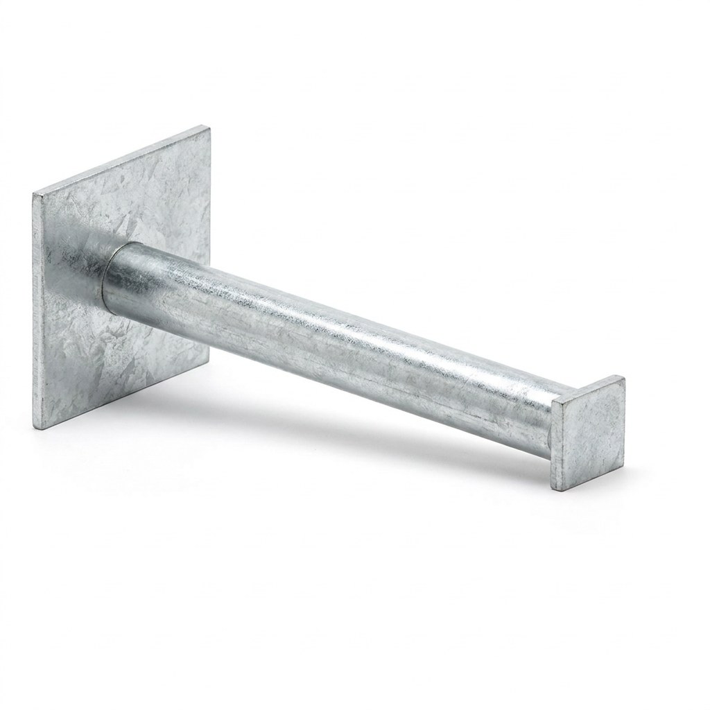 Wandanschluss für Gitterträger 400 mm, CETRAC MGS (Prinzipdarstellung)