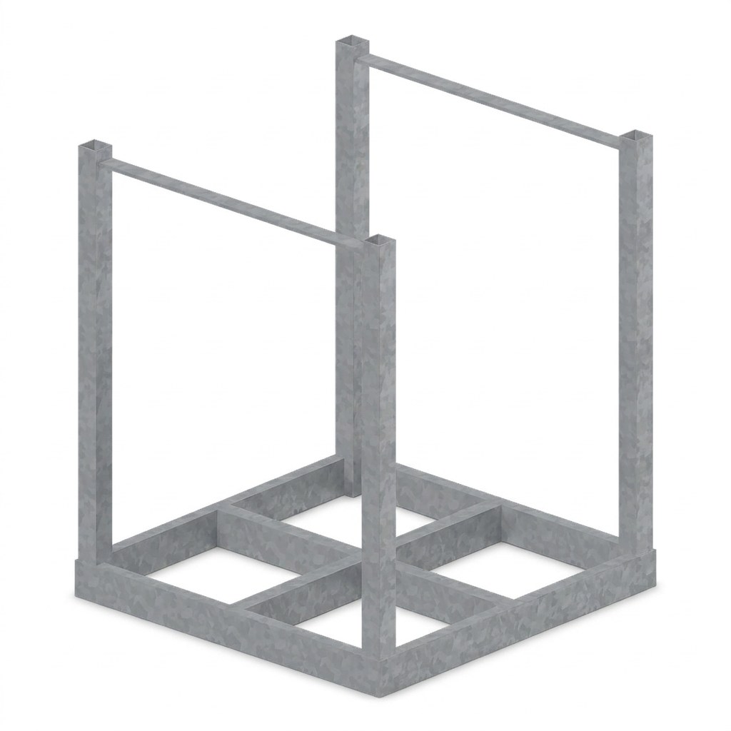 Stapelpalette 0,85 × 0,85 m, CETRAC MGS (Prinzipdarstellung)