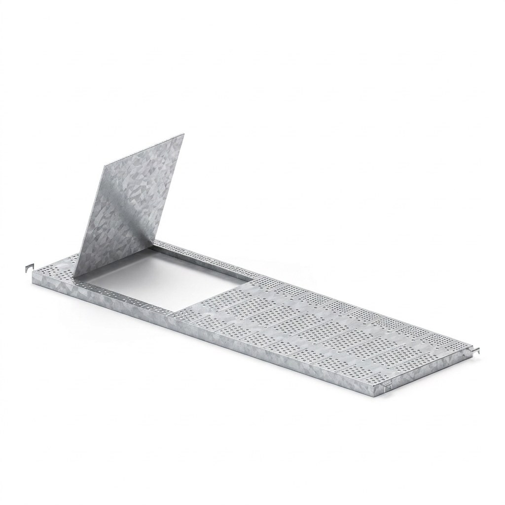 U-Durchstieg Stahlboden 0,64 m, CETRAC MODUX (Prinzipdarstellung)