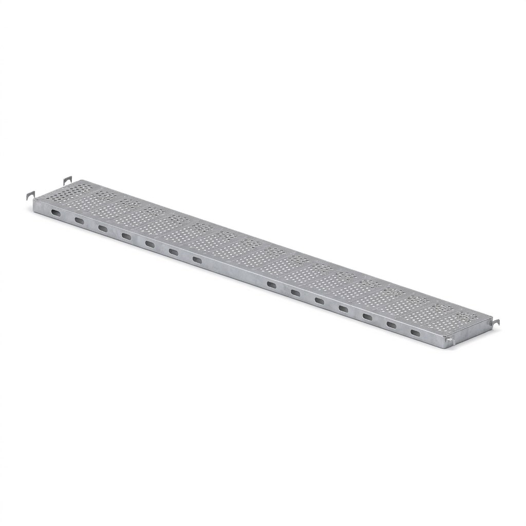 O-Stahlboden 2,50 m × 0,32 m, CETRAC MODUX (Prinzipdarstellung)