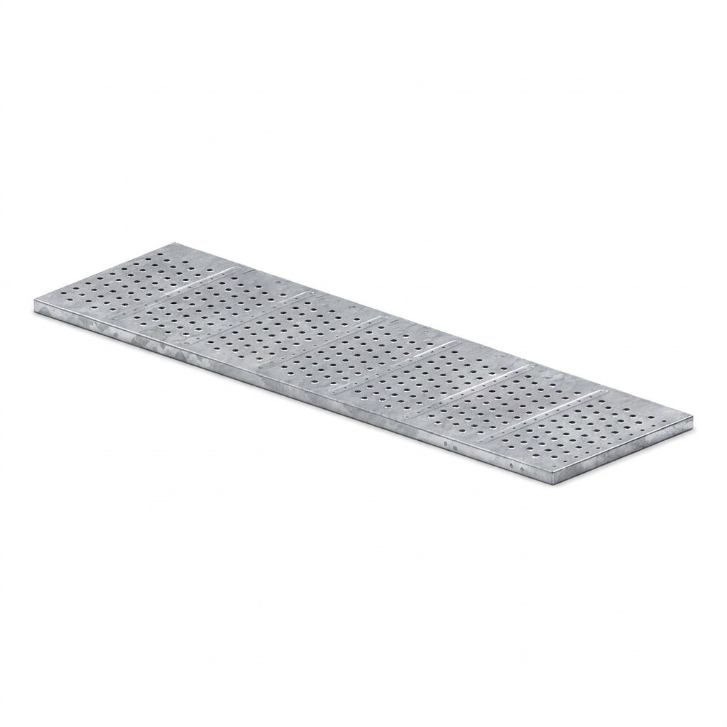 Stahlbohle Xtra-Slim 0,30 m, 2 cm hoch, CETRAC MODUX (Prinzipdarstellung)