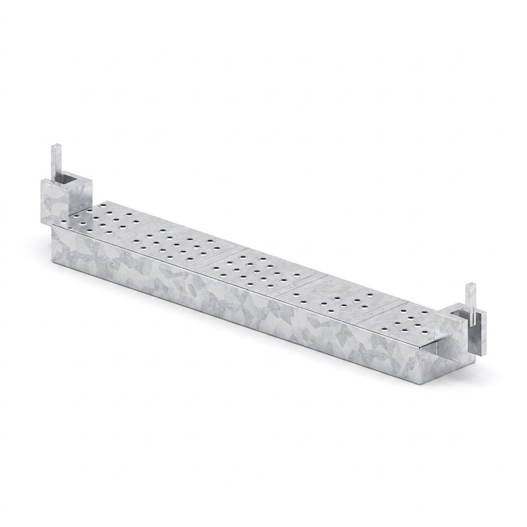 U-Belagsboden 110 mit Keilköpfen, 0,73 m, CETRAC MODUX (Prinzipdarstellung)