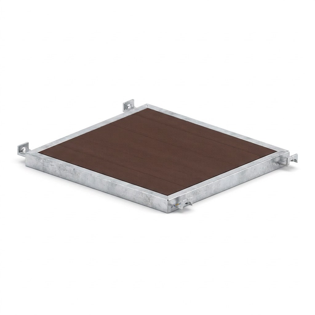 O-Robustboden T9 0,73 m × 0,61 m, CETRAC MODUX (Prinzipdarstellung)