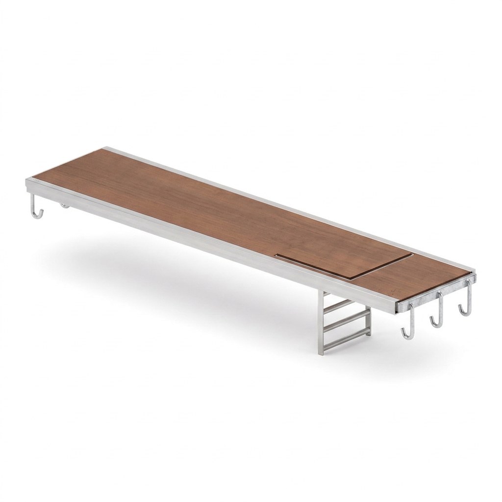Rahmentafel Holz-Durchstieg 2,57 × 0,61 m, CETRAC SPEED