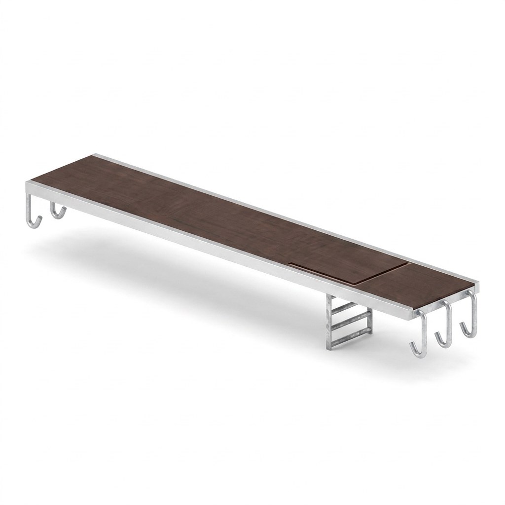 Rahmentafel Holz-Durchstieg 3,07 × 0,61 m, CETRAC SPEED