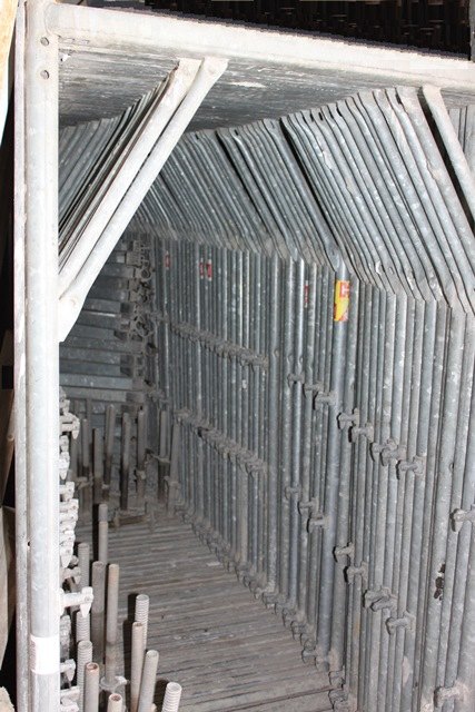 Hünnebeck Bosta 70 Fassadengerüst 101 m² gebraucht · Stahlboden, Feld 3,00 m · Basisausstattung
