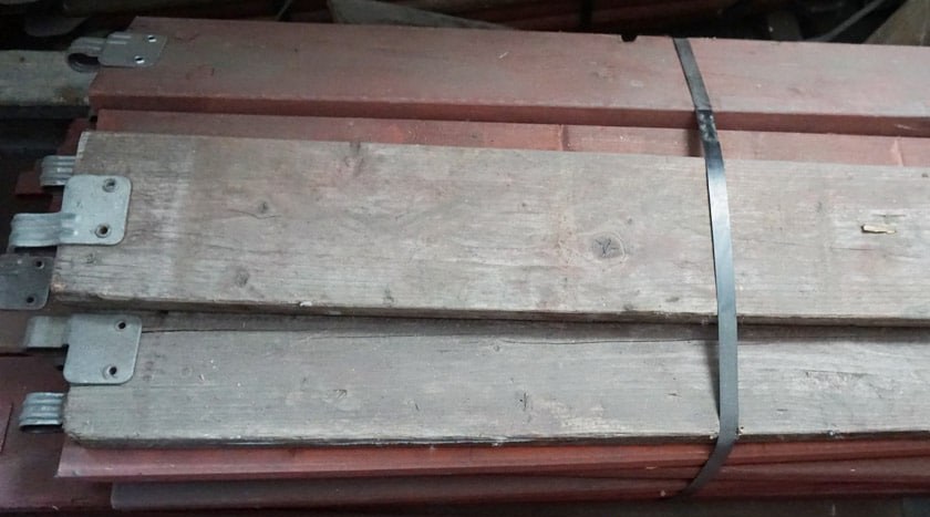 Bordbretter Layher Blitz, gebraucht – Beispielfoto aus unserem Lager