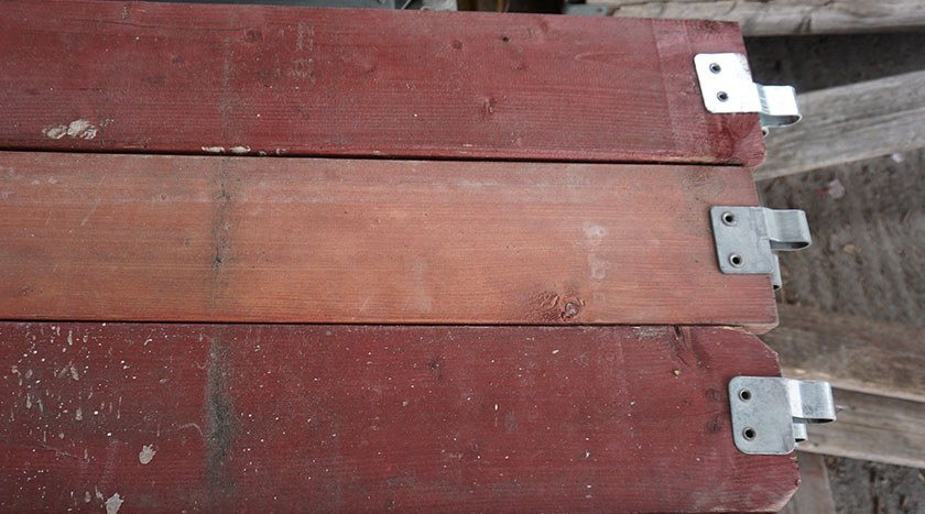 Bordbretter Layher Blitz, gebraucht – Beispielfoto aus unserem Lager