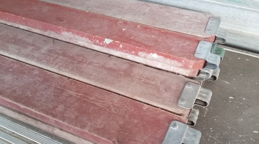 Bordbretter Layher Blitz, gebraucht – Beispielfoto aus unserem Lager