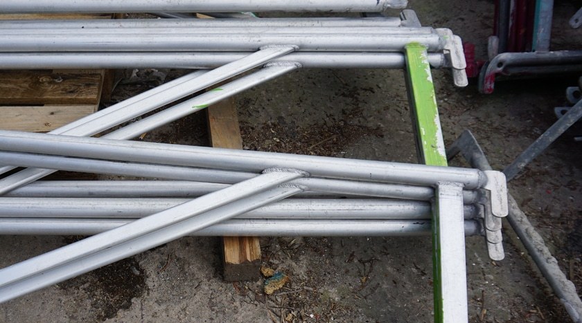 Geländer Layher Blitz, gebraucht – Beispielfoto aus unserem Lager