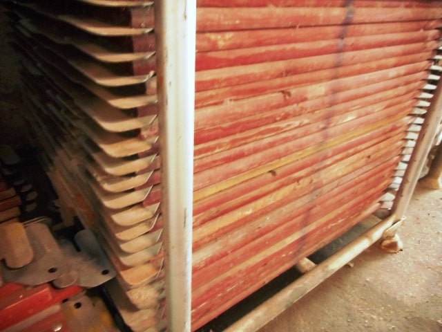 U - Bordbrett Holz, für Längs- und Stirnseite, 2,57m x 0,15m