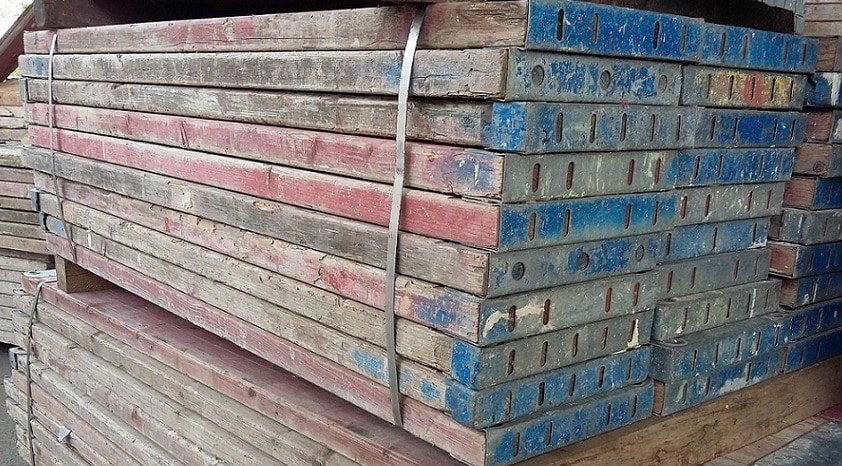 Plettac SL 70 Fassadengerüst 1062 m² gebraucht · Holzbohlen, Feld 2,50 m · Basisausstattung