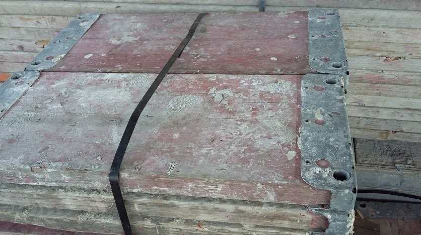 Plettac SL 100 Fassadengerüst 98 m² gebraucht · Holzbohlen, Feld 3,00 m · Basisausstattung