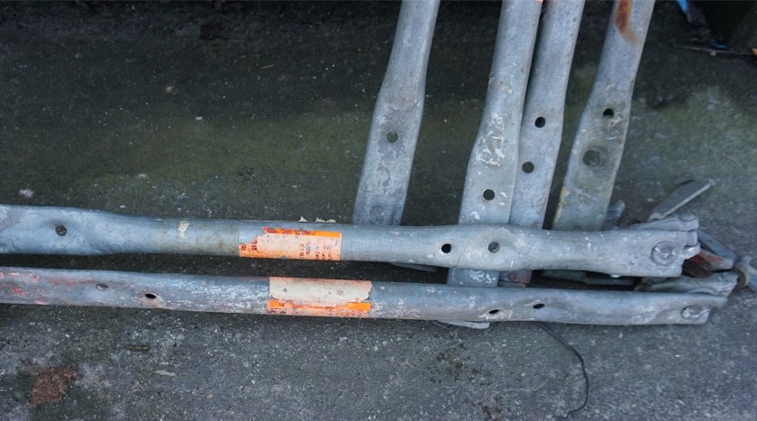 Geländer Layher Blitz, gebraucht – Beispielfoto aus unserem Lager