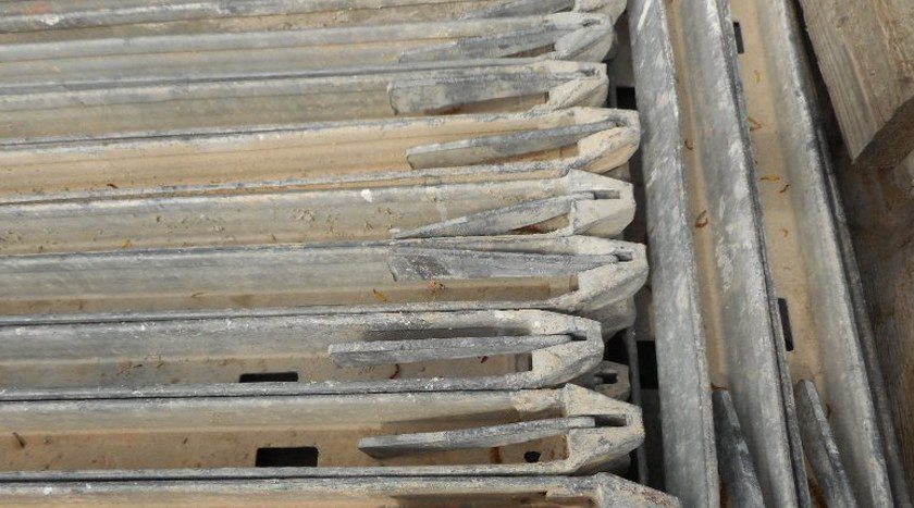 U - Riegel LW, Stahl, verstärkt, 1,57m